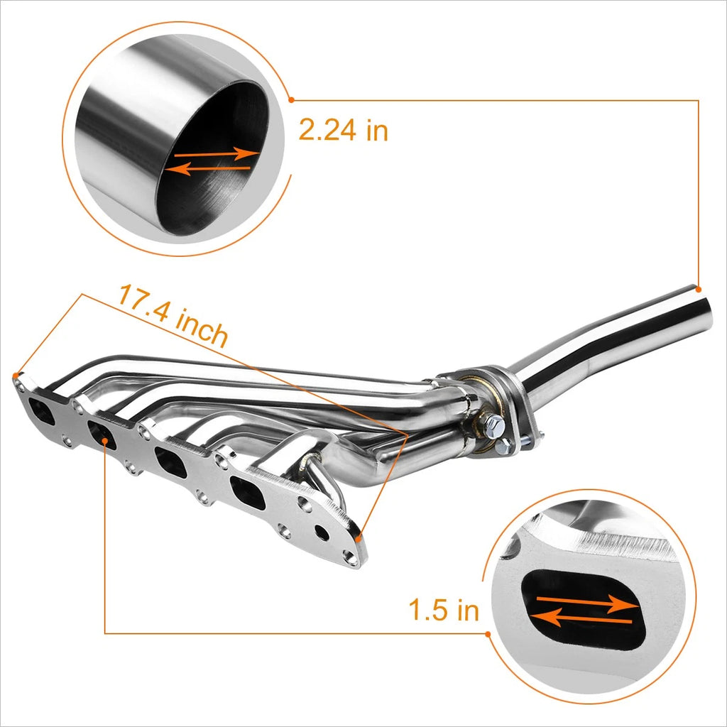 Stainless Steel Performance 4-1 Exhaust Header for Cavalier/Sunfire (1996–2002)