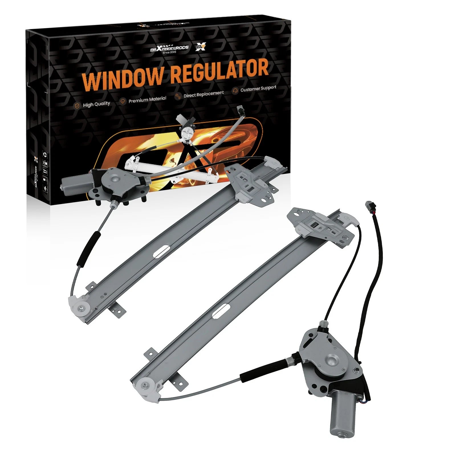 2X Power Window Regulator with Motor for Honda Pilot (2003–2008)