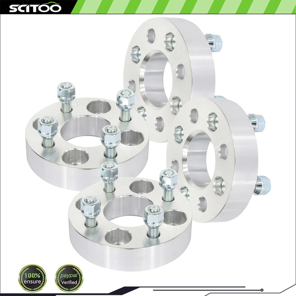 Set of 4 Wheel Spacers 4x100 1.25" 12x1.5 for Toyota Corolla Honda Civic