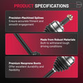 CV Axle Shaft Set for Acura TL 2004–2006 (3.2L Automatic)