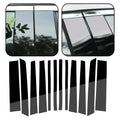 12Pcs Glossy Black Door Pillar Post Covers for Range Rover HSE (2002-2012)
