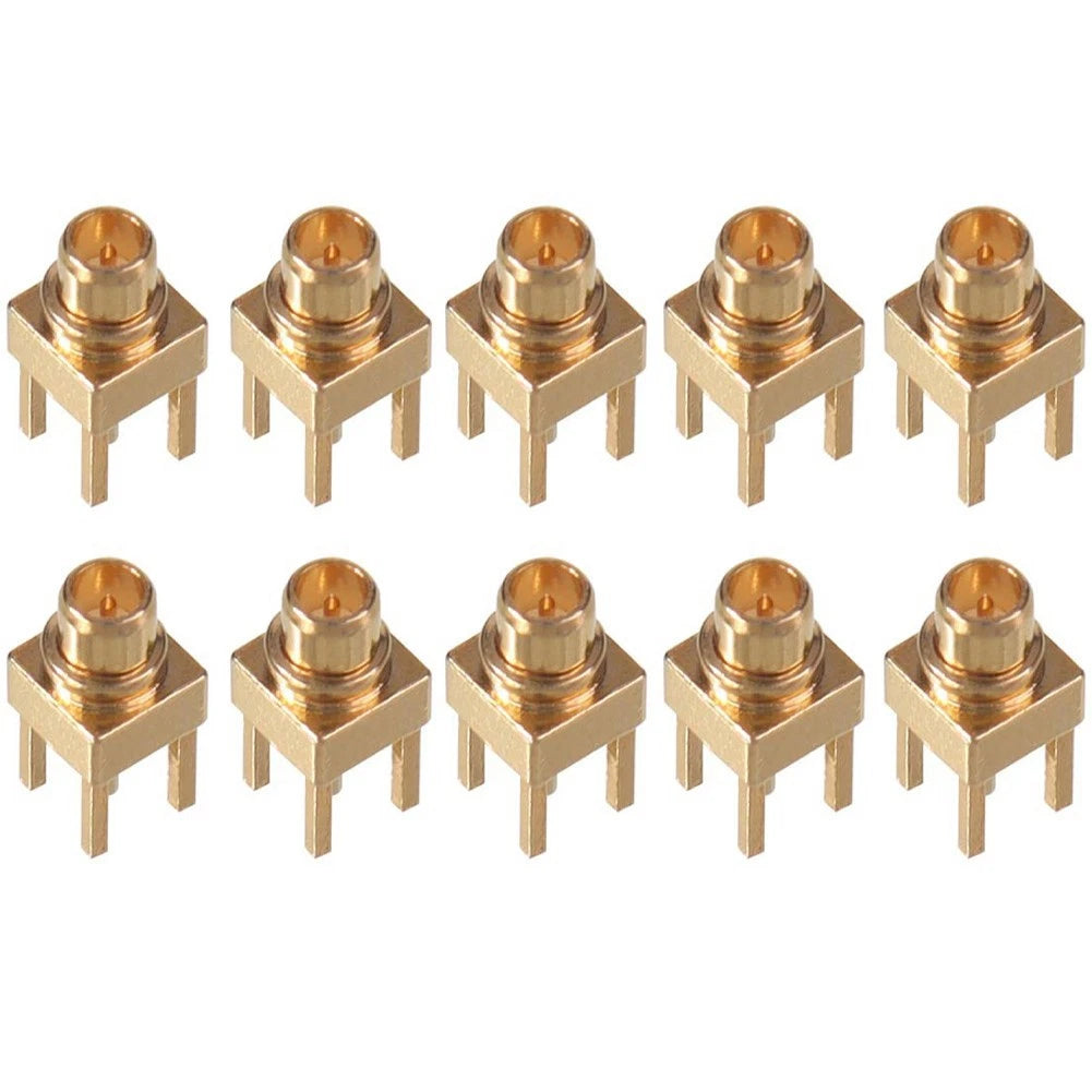 10 pcs MMCX-JE PCB Mount RF Connector Gold Plated for DC to 6GHz