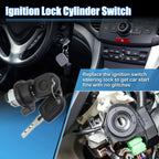 Ignition Switch Steering Lock Cylinder w/ Key for Volkswagen Audi (2000–2023)