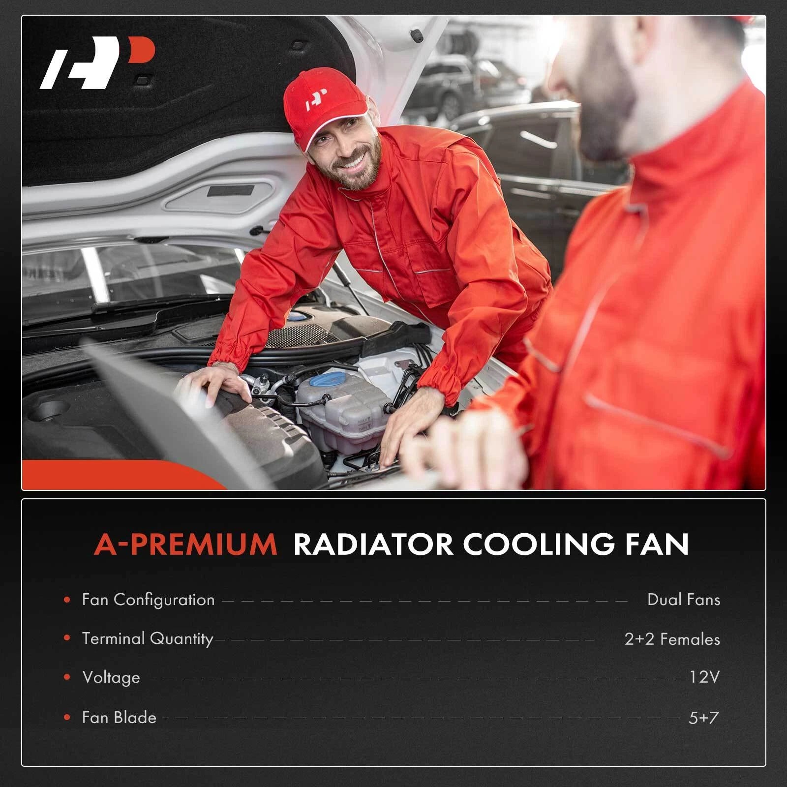 Dual Cooling Fan Assembly for Subaru Forester (2004-2008)