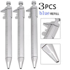 3pc Gel Ink Pen Set for Office (Vernier Caliper 0.5mm Roller Ball)