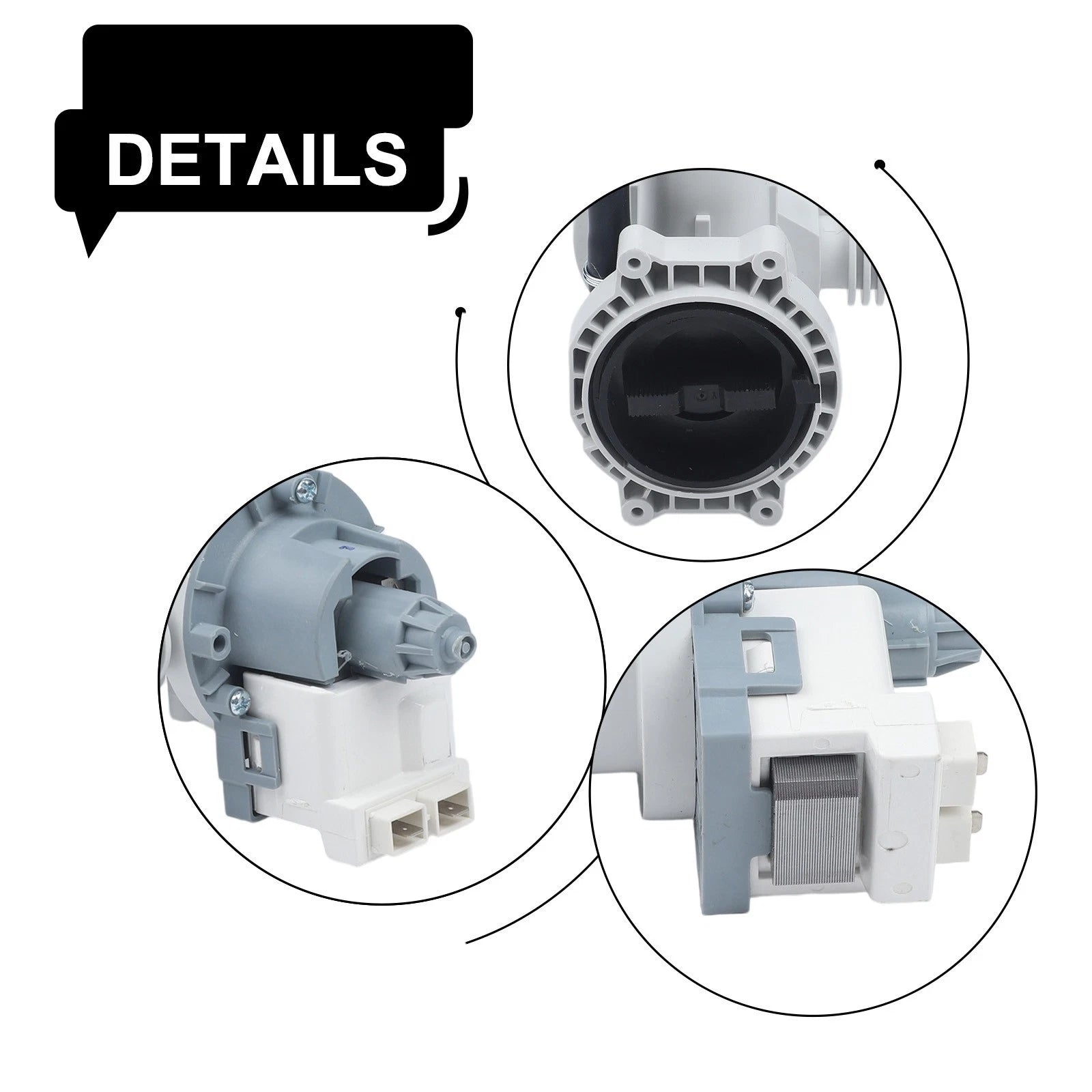 Drain Pump Motor PX-2-35 B30-6A for Haier Washer (Drum)