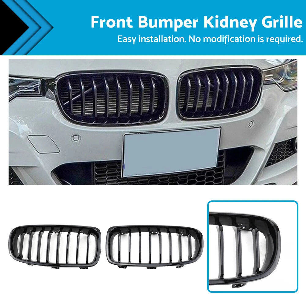 Front Bumper Kidney Grille for BMW F30 F31 320i 330i (2012–2018)