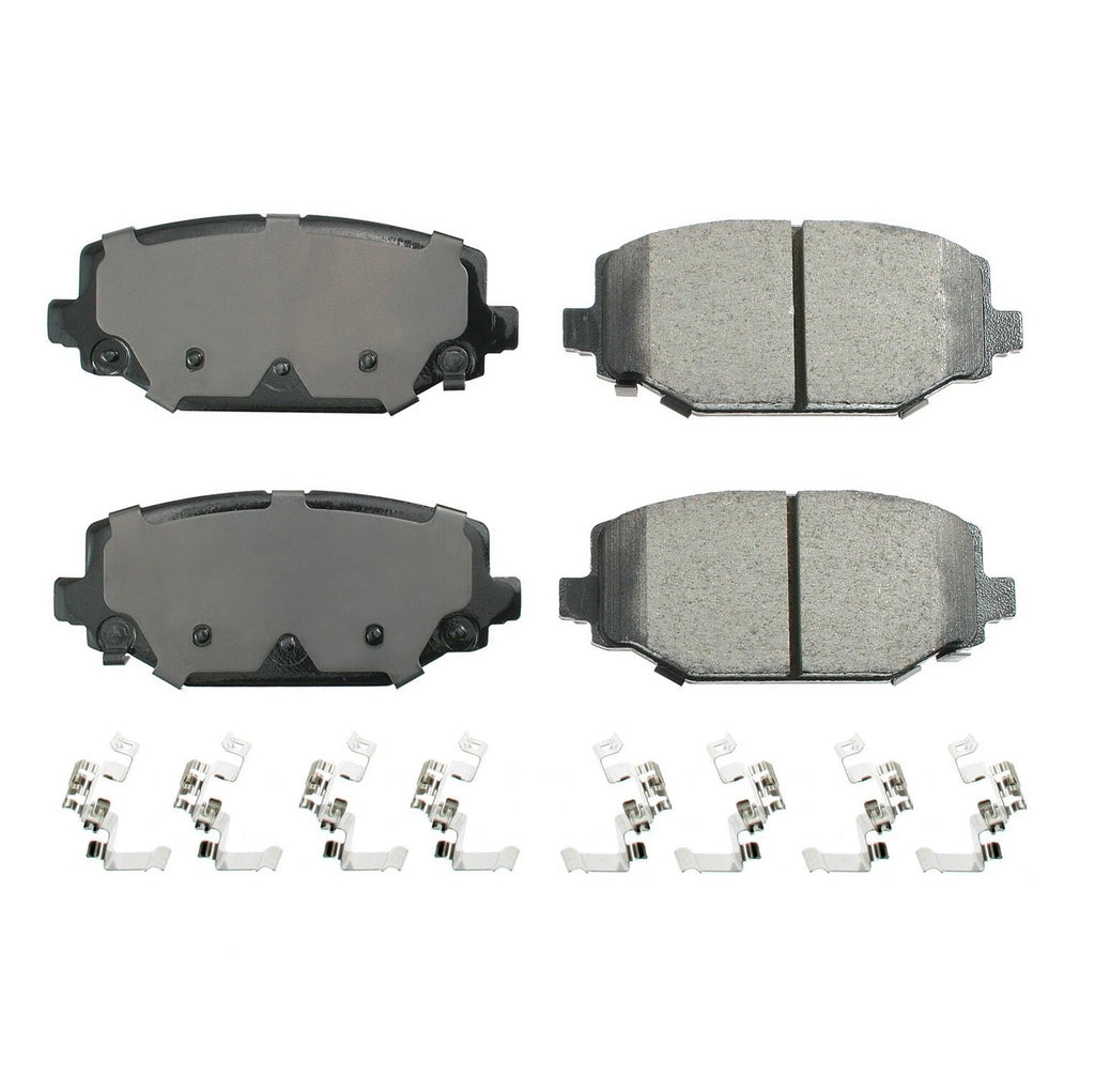 Rear Brake Kit 328mm Rotors & Akebono ProACT Pads for Chrysler Dodge Ram