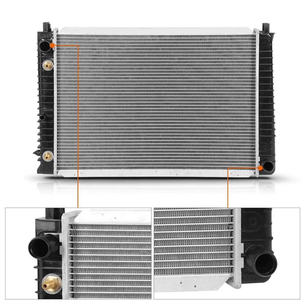Aluminum Radiator DPI-1577 for Volvo 740 (1987–1992) 940 (1992–1995) 2.3L
