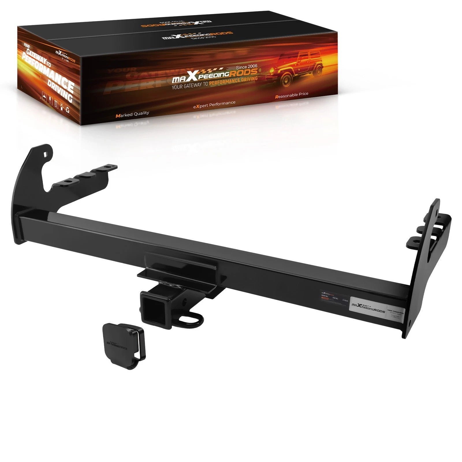 2in Hitch for Dodge Dakota (1987–2004) Class 3 Rear Receiver 5000lbs