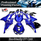 Glossy Blue Fairing Kit with Tank Cover for Kawasaki Ninja ZX6R (2024–2025)