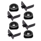 4 x Car Mount Floor Mats & Anti-Slip Mounting Clips for Honda Acura