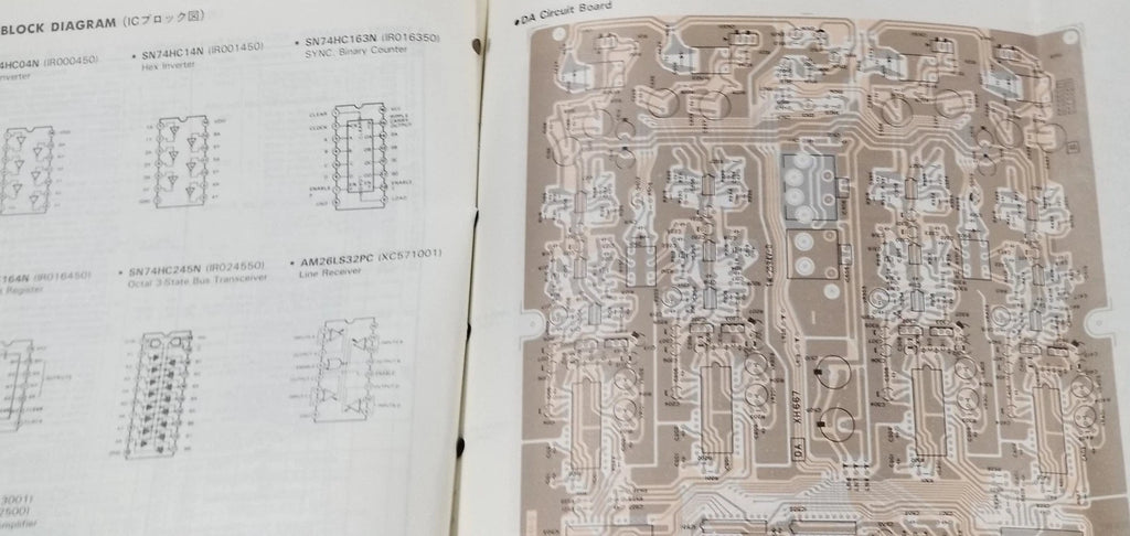Yamaha DA8X SCH DA Converter Service Manual (Vintage)