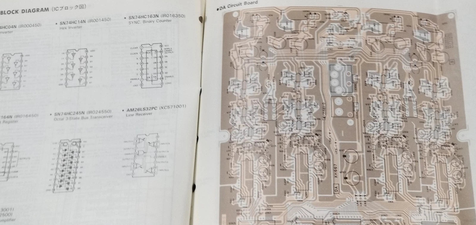 Yamaha DA8X SCH DA Converter Service Manual (Vintage)