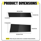 Glossy Black Door Trim Cover Kit for Honda Odyssey (2011–2017)