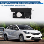 Rear Left Passenger Side Interior Door Handle for Kia Rio (2012–2017) No. 836101G000 Black