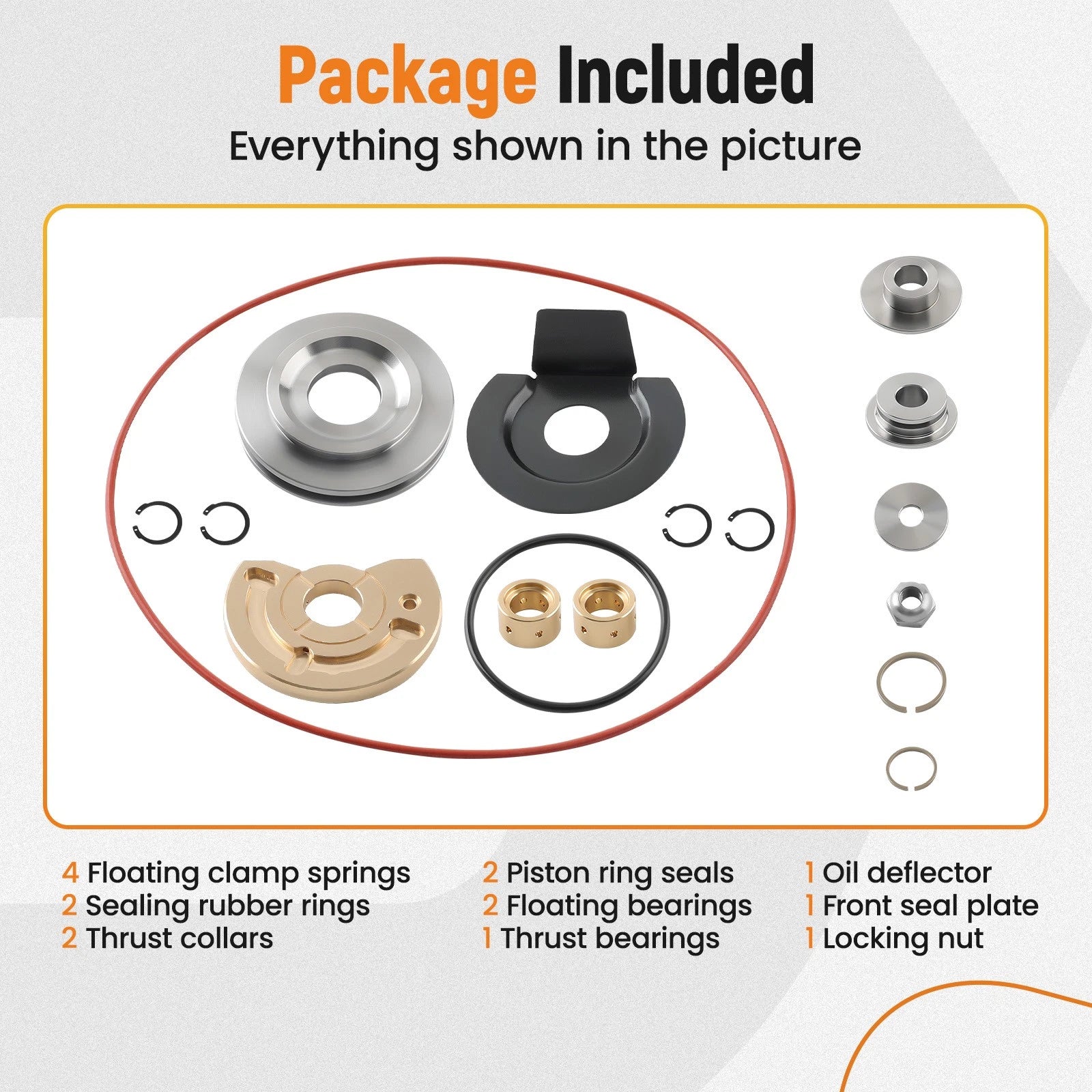 Turbo Rebuild Kit for S300 S310 S363 S366 S372 Turbocharger (2000–2023)