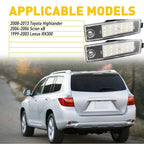 Full LED License Plate Lights for Toyota Highlander (2008–2013) & Scion xB (2008–2015) 45022