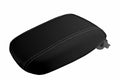 Console Lid Pull Over Cover Leather for Dodge Dart (2013–2016) Gray Stitch