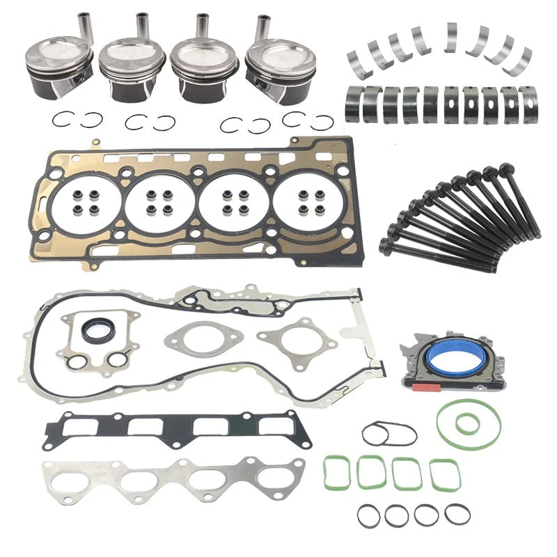 Engine Pistons Head Gaskets Bearing Kit for Audi VW Jetta (2006–2018) 03C107065BF