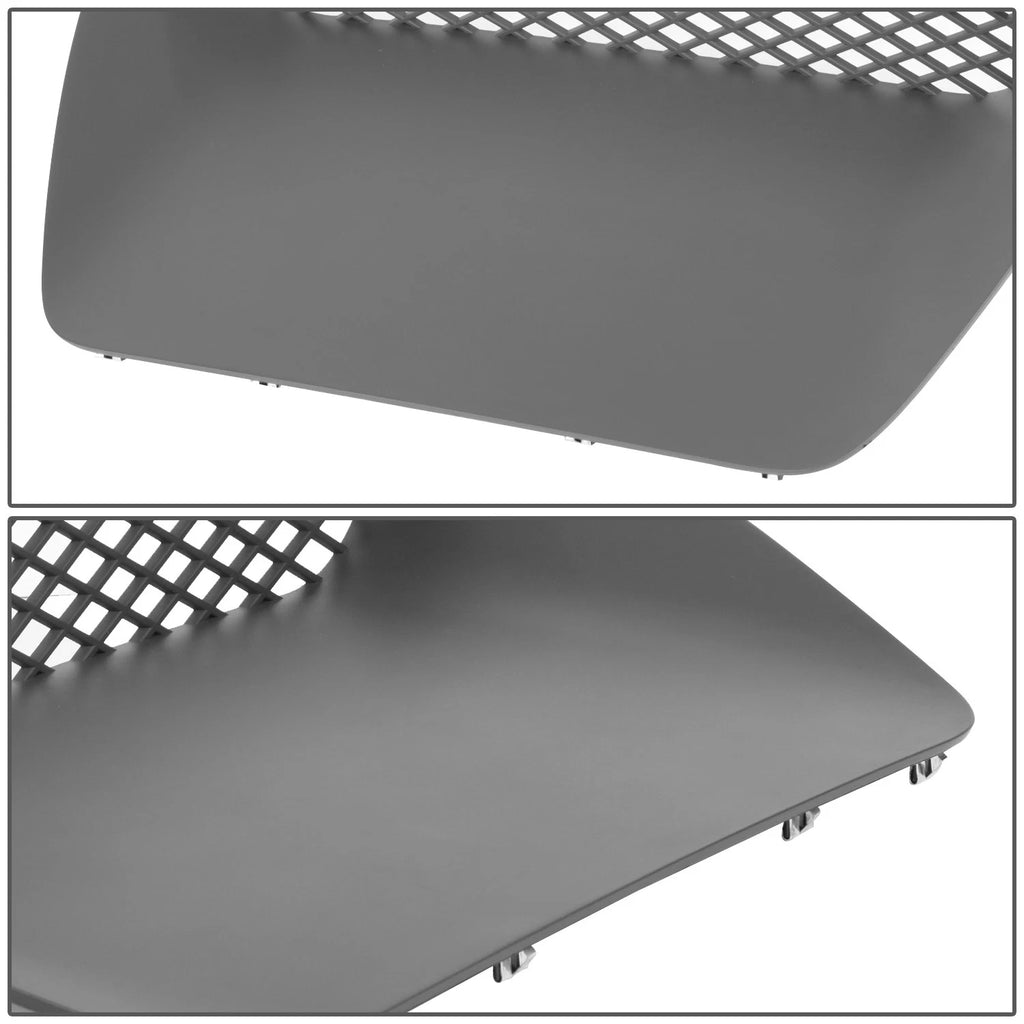 Hood Vent Scoop Moulding for Dodge Ram SRT-10 (2004–2005) Matte Black Diamond Mesh
