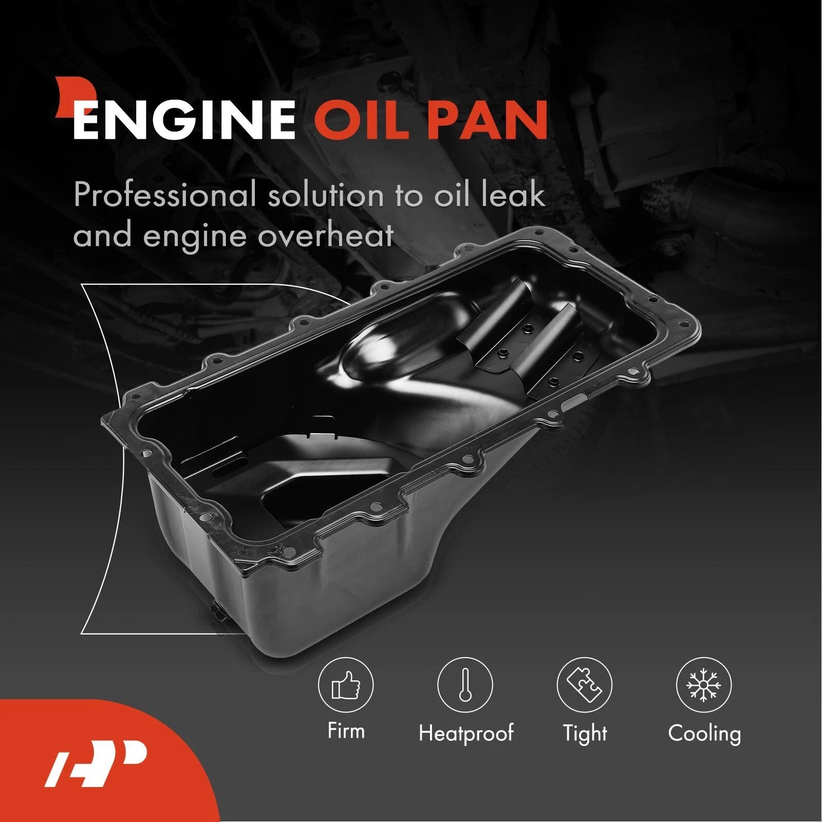 Engine Oil Pan with Drain Plug for Ford F-150 Mercury Mountaineer (2009–2010)