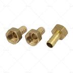 3pcs Brass Barb Pipe Fitting Coupler for 12mm Hose (1/2BSP)