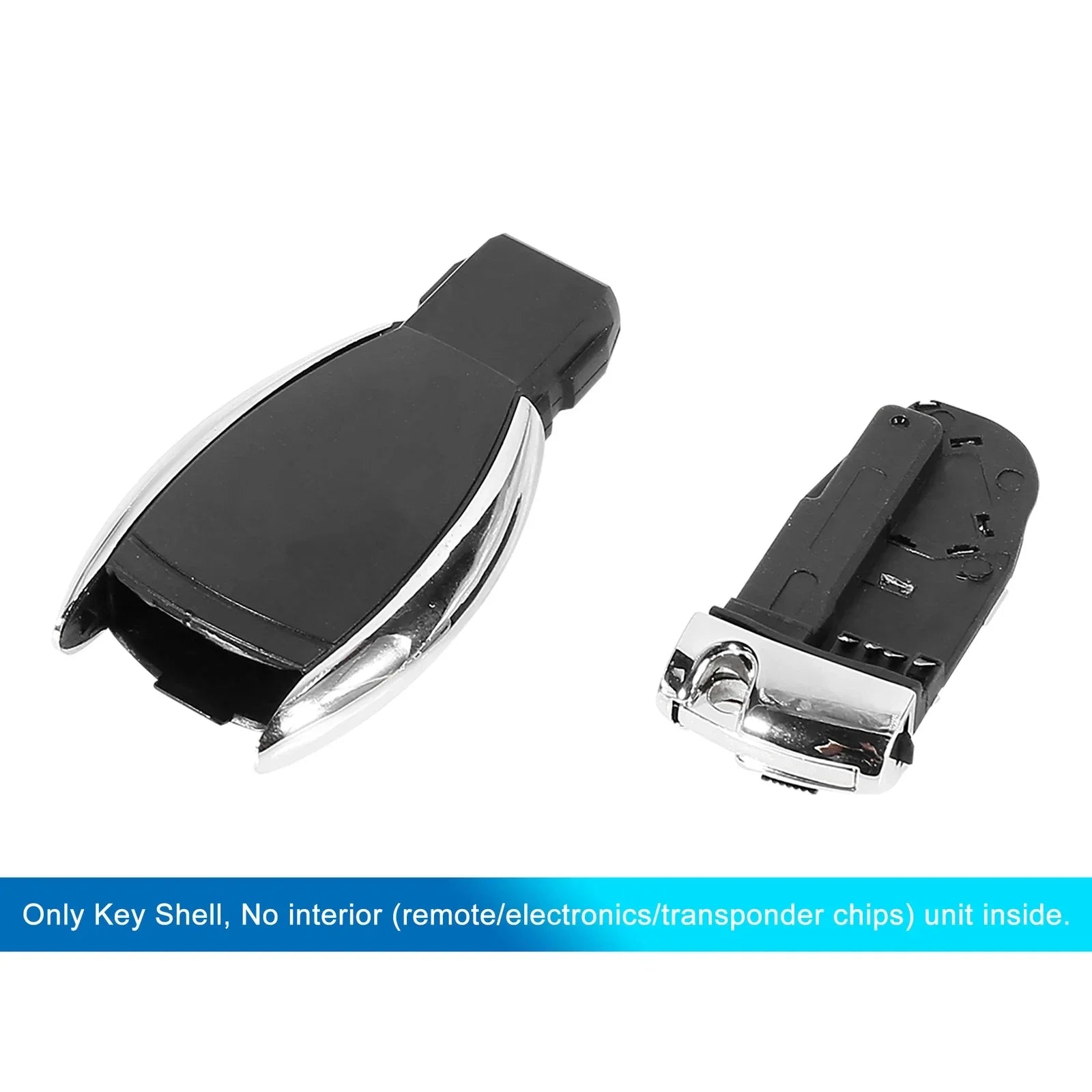 Uncut Key Fob Remote Case Shell for Mercedes