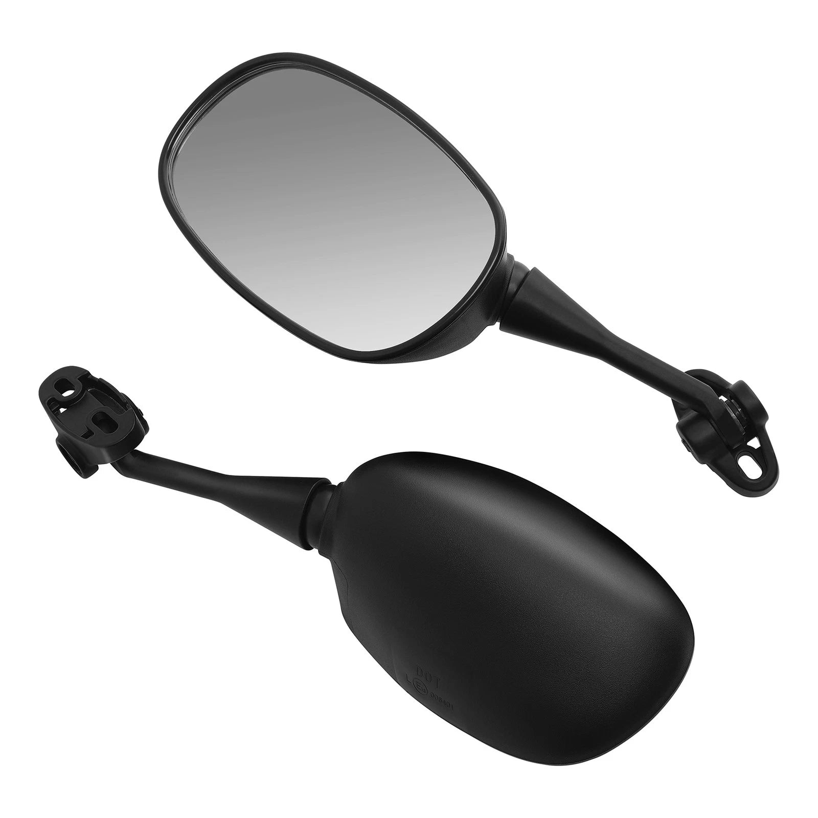 Black Rear View Mirrors for Honda CBR900, Hyosung GT125R, GT250R, GT650R, GT650S (1992–2023)