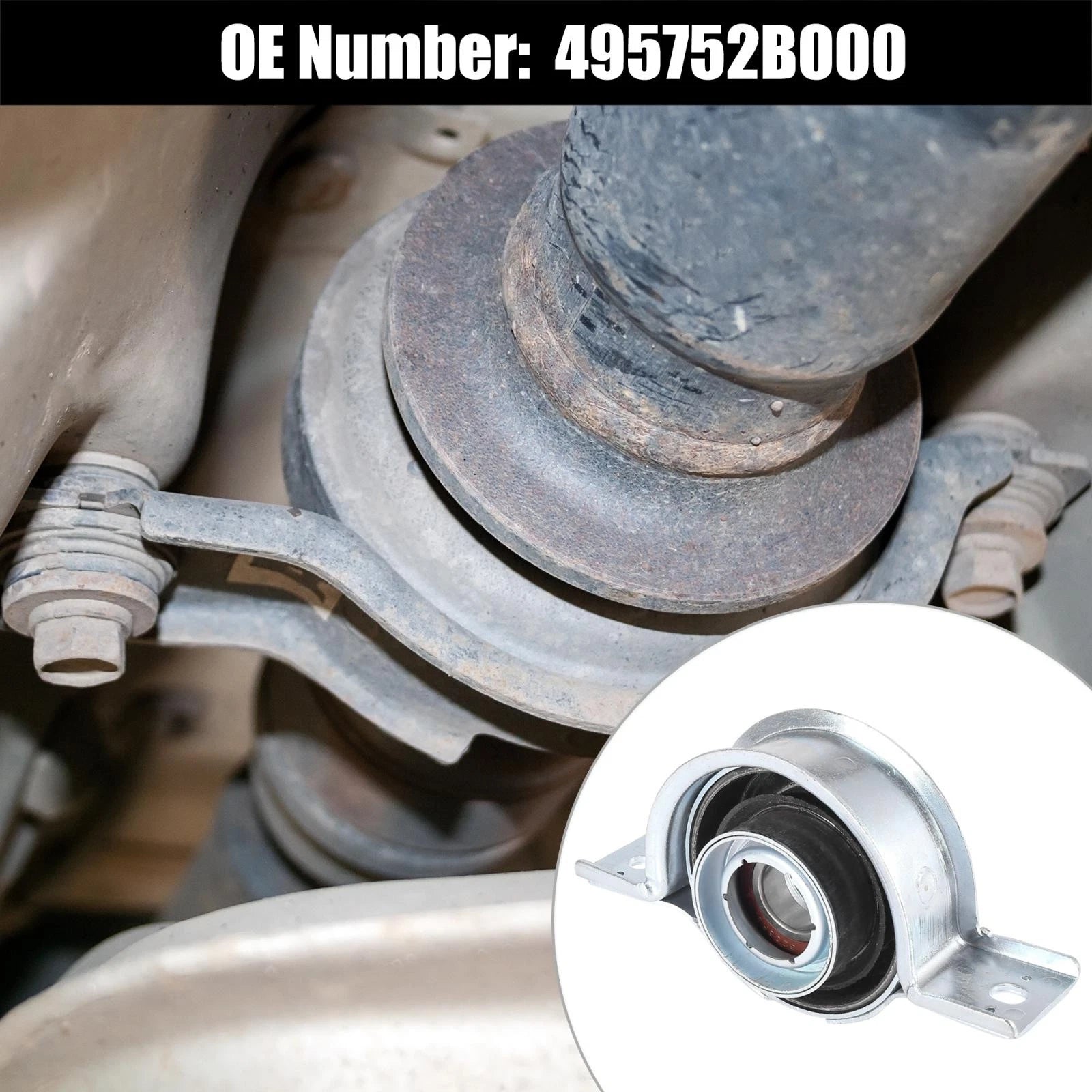 Driveshaft Center Support Bearing 49575-2E000 for Hyundai Tucson (2007–2009)