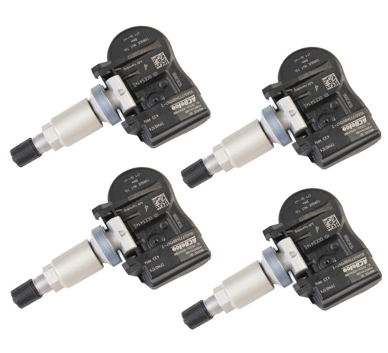 Set of 4 TPMS Sensors for Dodge Volvo (ACDelco)
