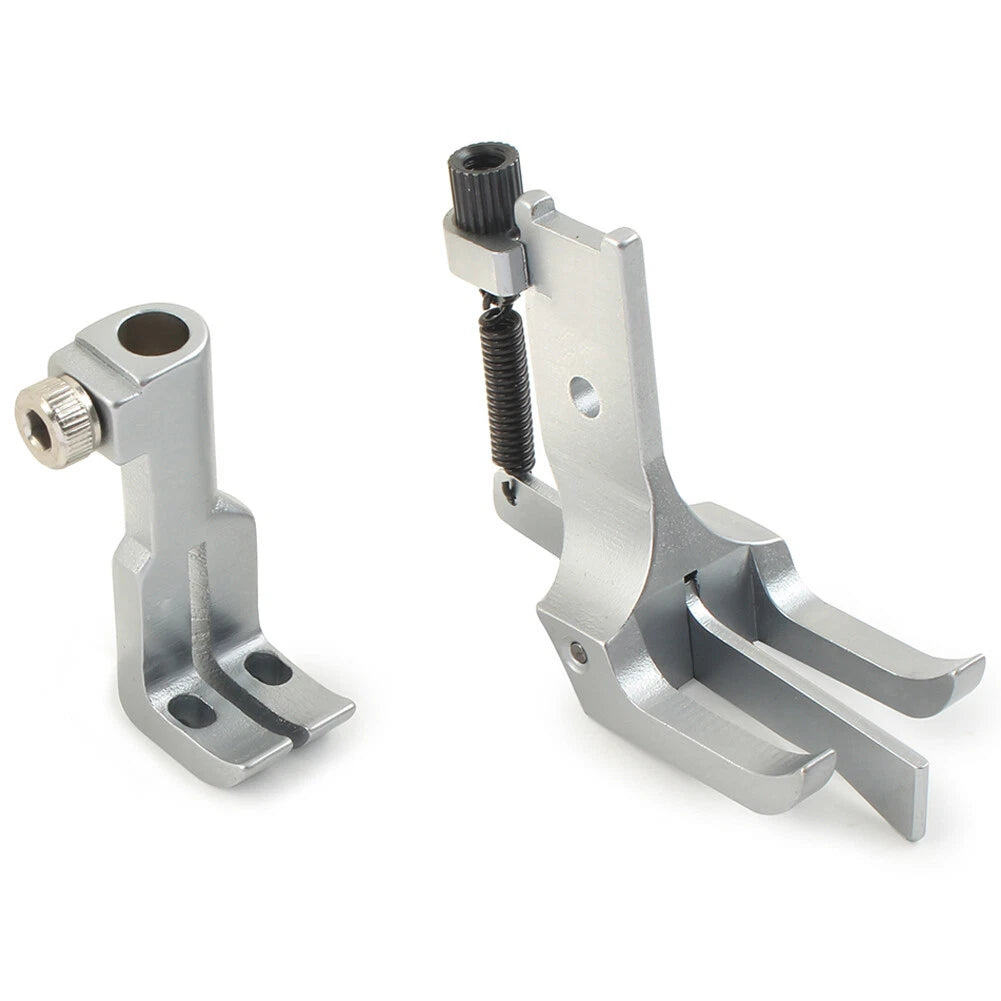 2X 1/4" 2 Needle Walking Foot Center Guide for Juki LUH-526, LU-1560, Singer 112W139