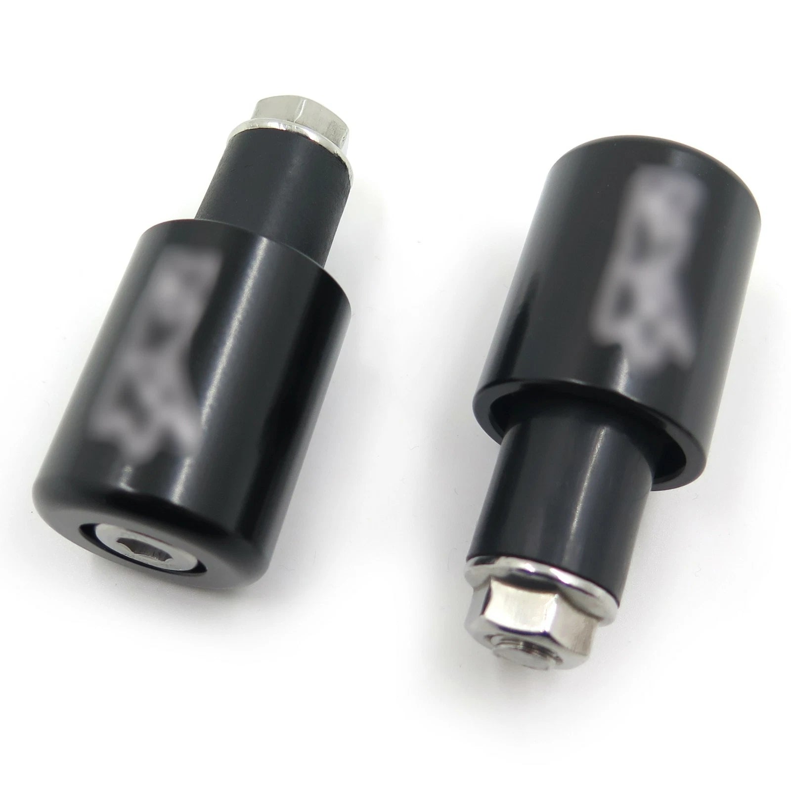 Black Bar Ends Set of 2 Rubber for Kawasaki Ninja ZX6R (1995–2012) ZX10R (2006–2007) ZX12 (2000–2005)
