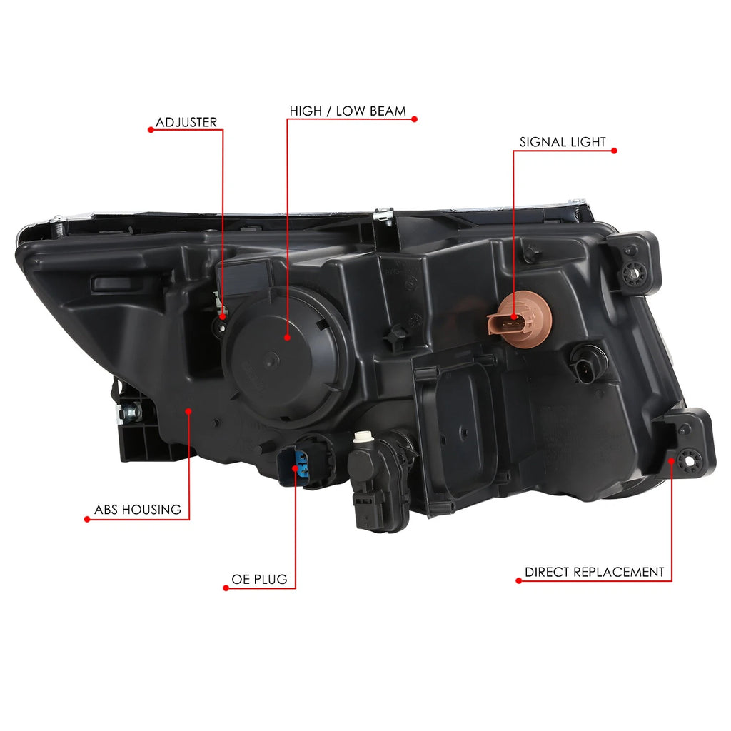 Left Driver Side Projector Headlight for Ford Edge (2011–2014) OE Style
