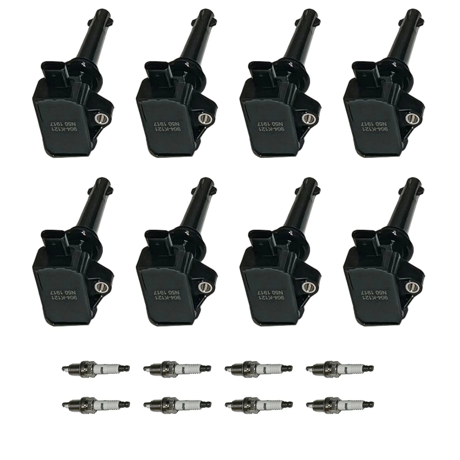 8X Ignition Coil & Spark Plug for Land Rover LR4, Range Rover Sport (2010–2013) UF618
