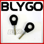 Set of 4 Black 12mm Chain Adjuster Bolts for PIT PRO Trail Quad ATV