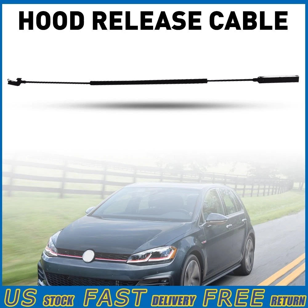 Hood Latch Lock Release Cable for VW Golf Sportwagen GTI (2015–2018) OE