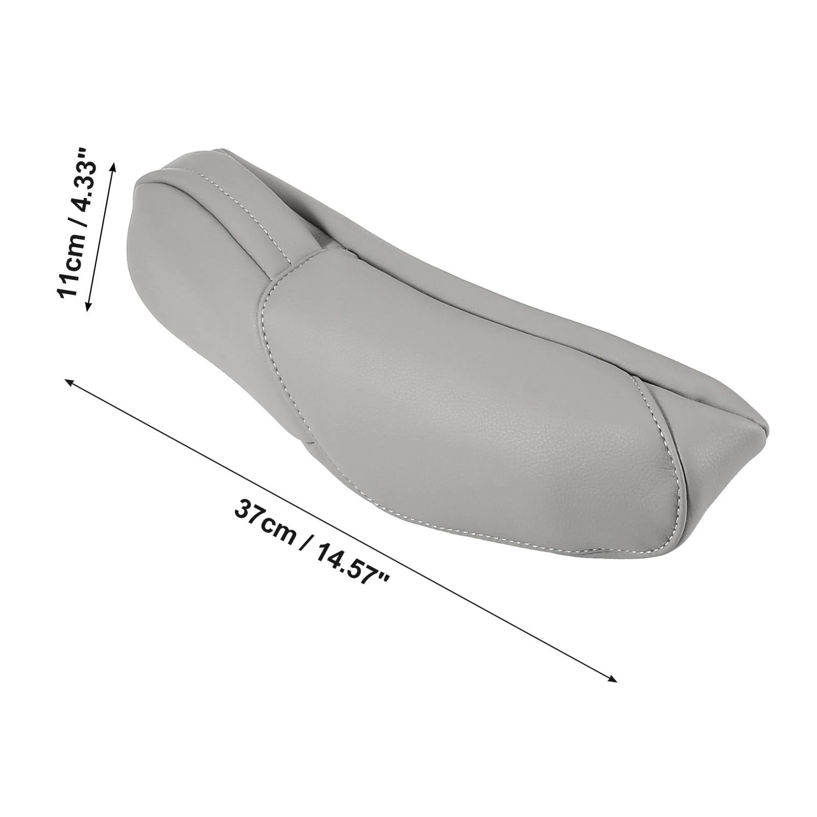 1 Pair Front Seat Armrest Cover for Honda CR-V (2010–2011) Gray