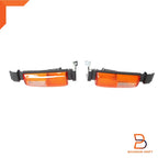 Front Side Turn Signal Light for Nissan Navara D21 86-92 Black Amber
