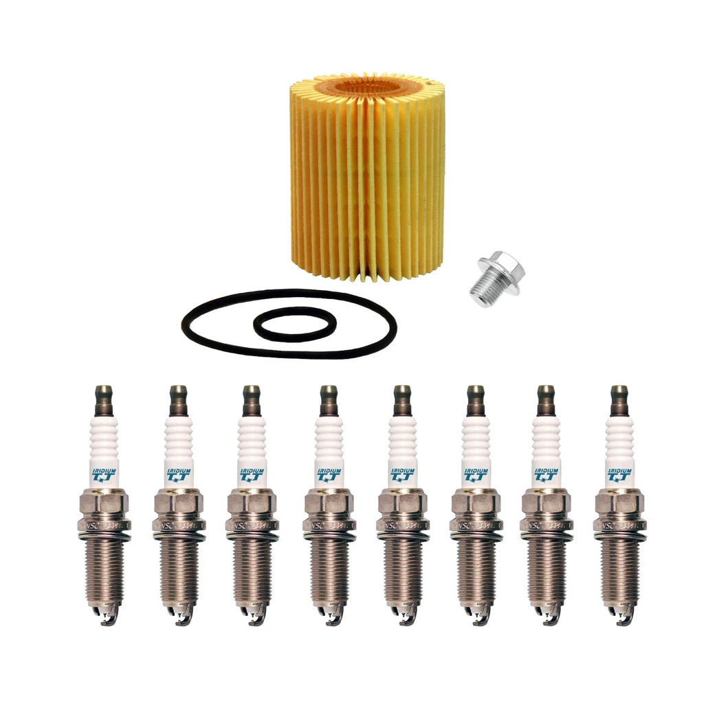 Wix Engine Oil Filter & Denso 8 Iridium TT Spark Plugs for GS460 (2008–2011)