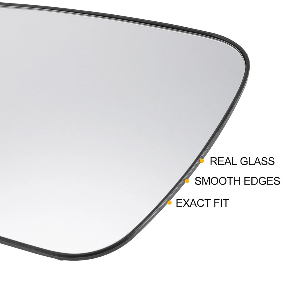 Left Side Heated White Mirror Glass for Suzuki Grand Vitara (2005–2009)
