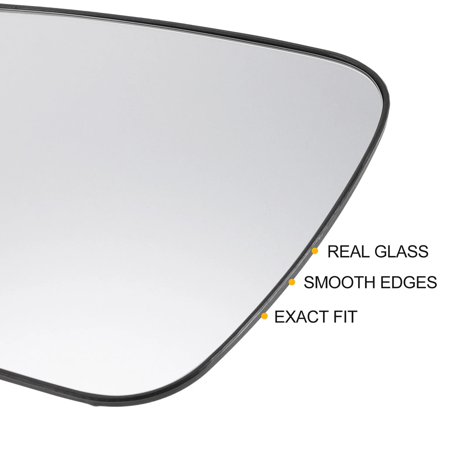 Left Side Heated White Mirror Glass for Suzuki Grand Vitara (2005–2009)