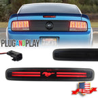 Smoked Lens Red LED Third Brake Light for Ford Mustang (2005–2009)