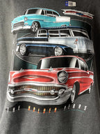 Chevrolet Tri-5 T-Shirt Gray Bel Air for Chevrolet (1955–1957)