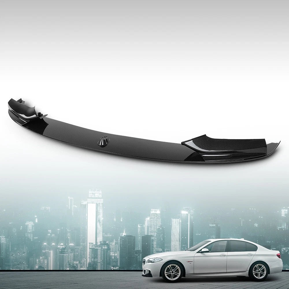 Carbon Look Front Bumper Lip Spoiler for BMW F10 535i 528i 550i