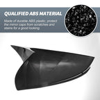 Pair Rearview Mirror Cover Overlay Gloss Black for Hyundai Tucson (2022–2024)