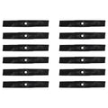 12pk Mulching Blades for John Deere Z425 Z435 Z445 (M145476 M127500)