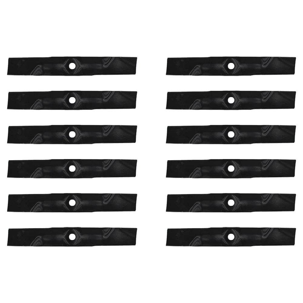 12pk Mulching Blades for John Deere Z425 Z435 Z445 (M145476 M127500)