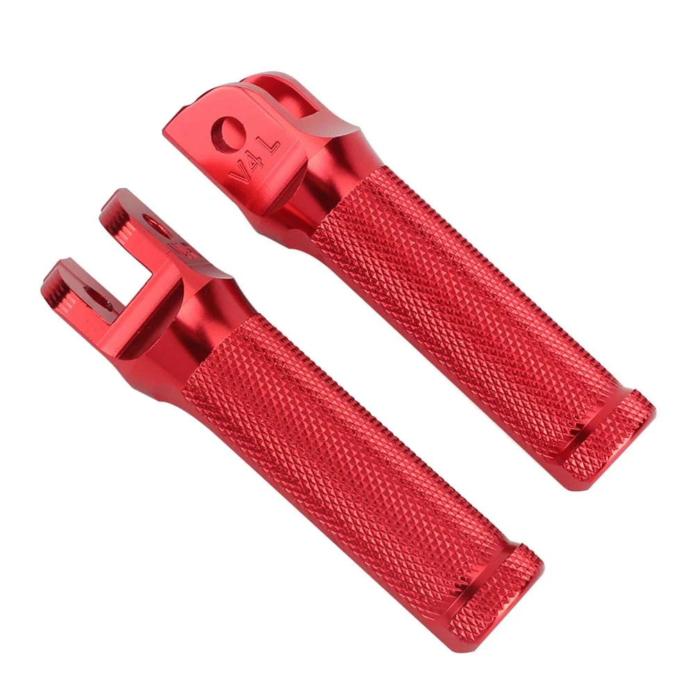 Red CNC Front Foot Pegs for Ducati Panigale 959 (2016-2020)