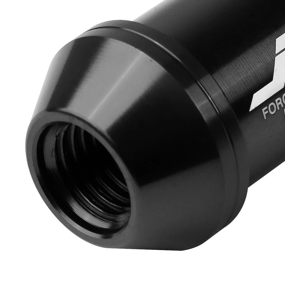 20Pcs J2 7075 Forged Aluminum M12x1.5 Open-End Lug Nut Kit w/Adapter Black